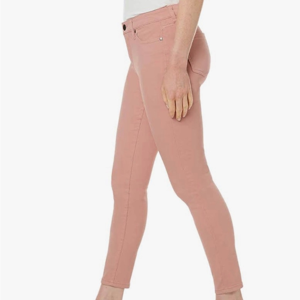 Buffalo Pink Aubrey Soft Ankle Grazer Jeans in Women’s Sz 14 Waist 34x26” NWT